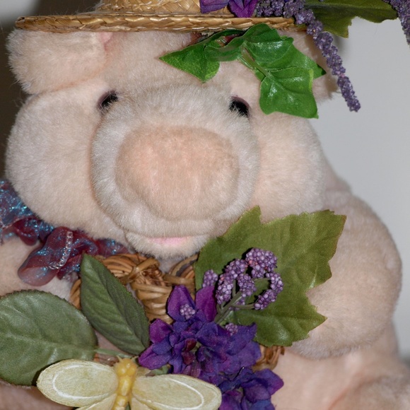 ig, Hand Embellished Stuffed Animal, ADORABLE, dragonfly, flowers, nursery room - Picture 4 of 8